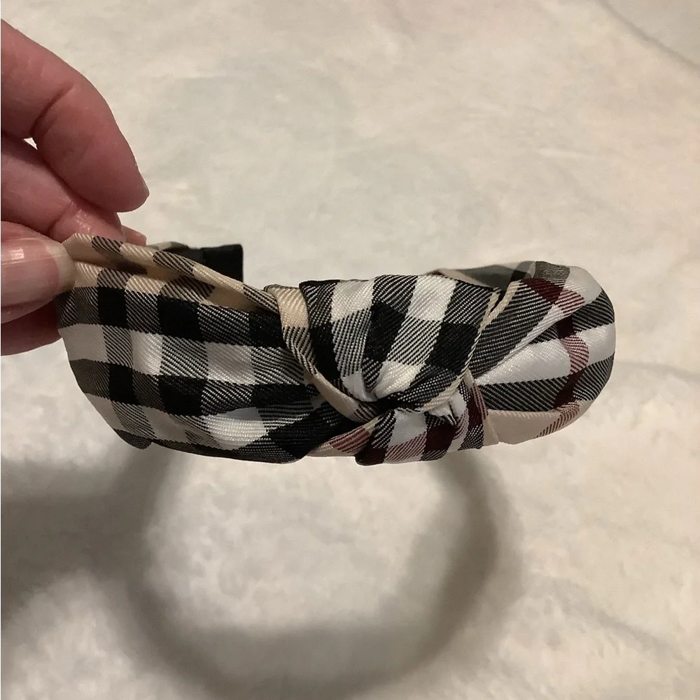 2 Plaid Headbands & Set of Pins (1 of 2 sets posted)
